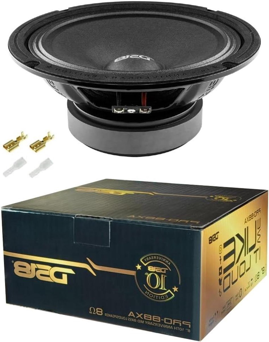 Middenbass Luidspreker - Subwoofer speaker - Thuis audio - Hoge gevoeligheid - 20 cm - Zwart