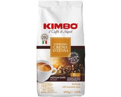 Kimbo Espresso Crema Intensa - koffiebonen - 1 kilo