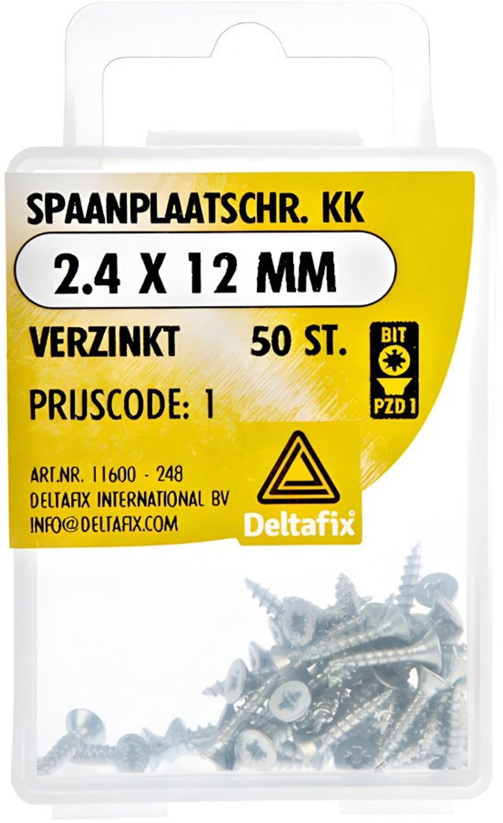 Deltafix - Spaanpl.schr. 5.0x70mm 50st