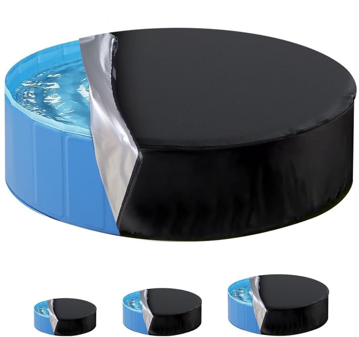 Zeynomax - Zonnescherm zwembad - Bescherming voor huisdieren - 120CM - Waterdicht en UV-bestendig - Veiligheidswaarschuwing - Geschikt voor zwembade..