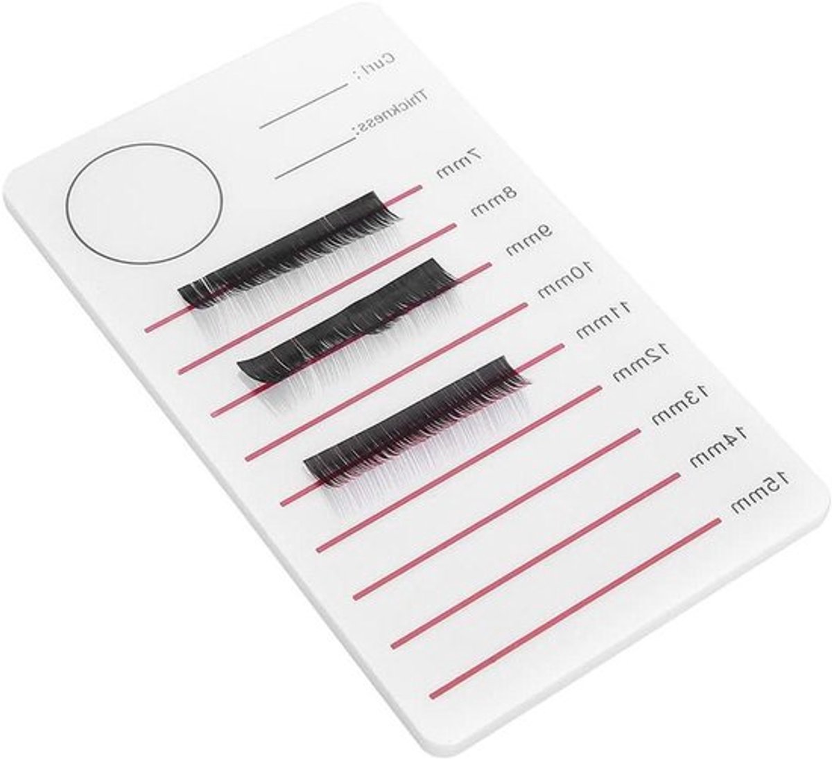Lashes Holder voor Wimperextensions - Grote Lash Palette met zachte standaard voor valse wimpers (#02)