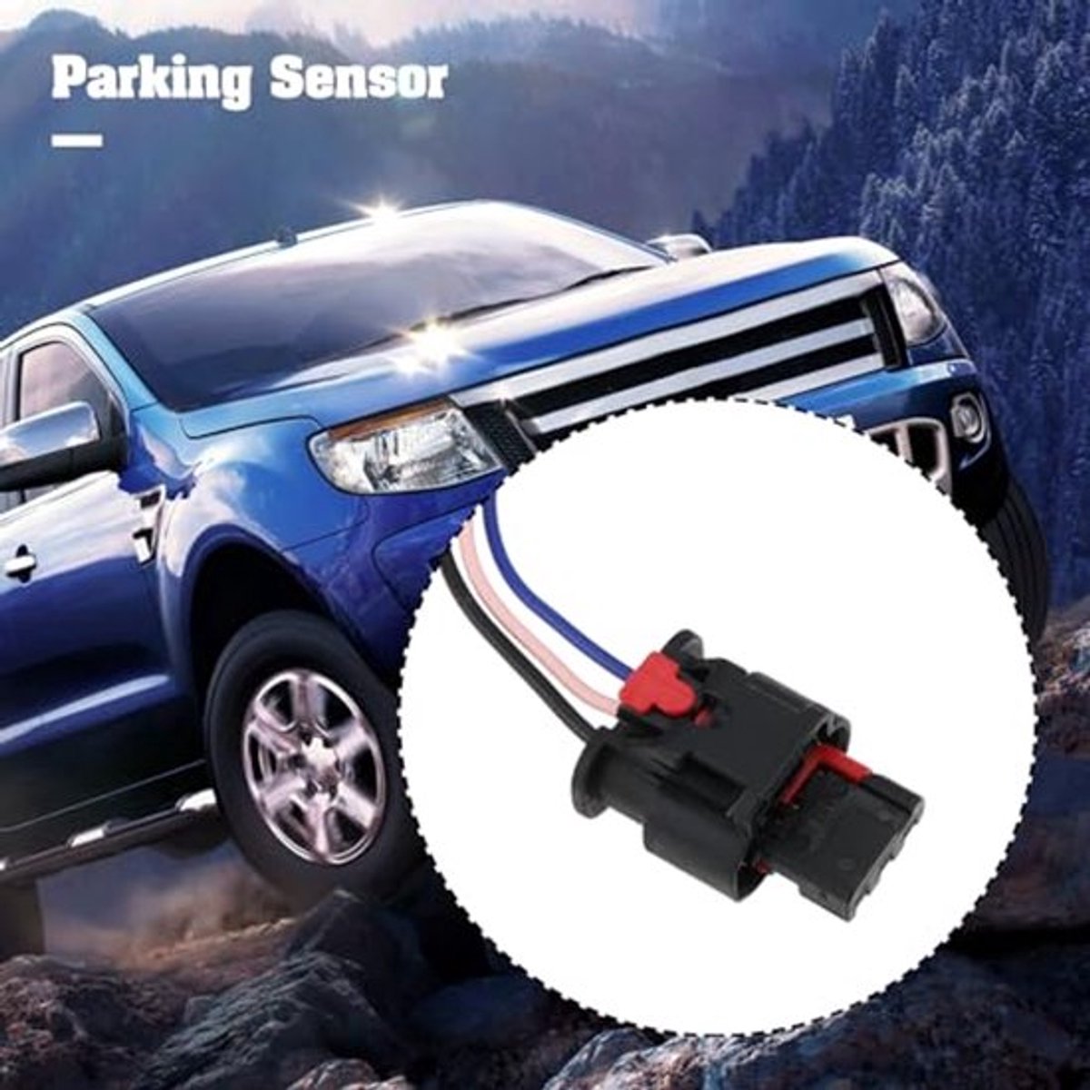 1 Stuk 3 Pins Auto PDC Parking Sensor Plug Connector Draad Harnas 1488991-1 Compatibel met Land Rover