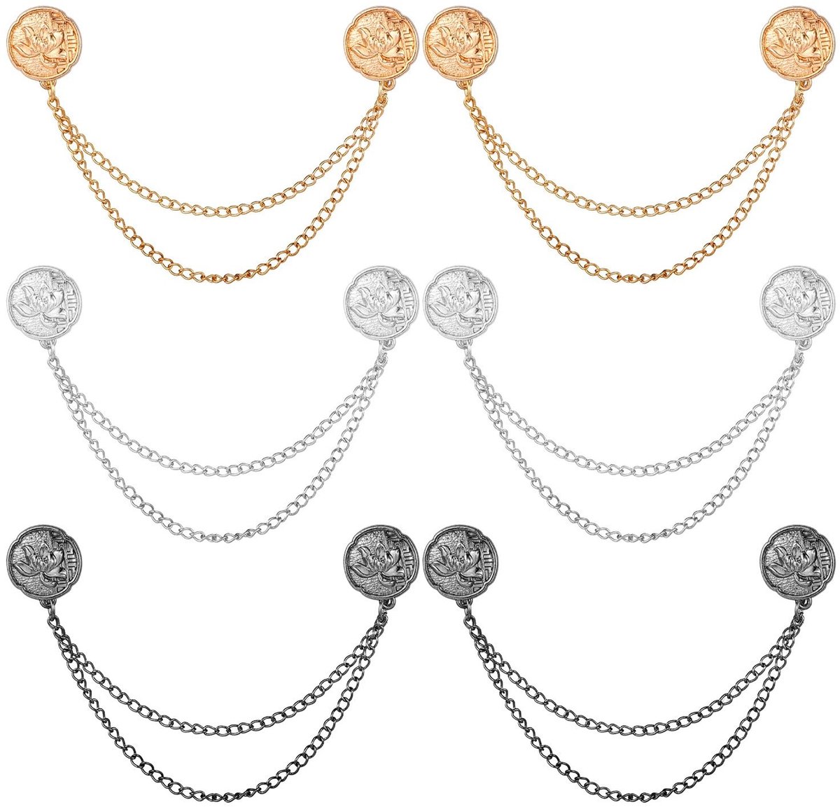 By shayne - Magnetische Kledingclips - Multifunctionele kledingmagneten - Zilver - Voor het vastmaken van zomen en broekspijpen - Geschikt voor kledi.