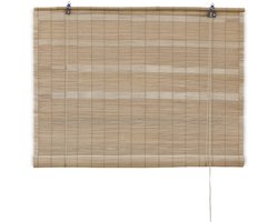 Bamboe rolgordijn Lena - Bruin - 120 x 160 cm - Bamelle