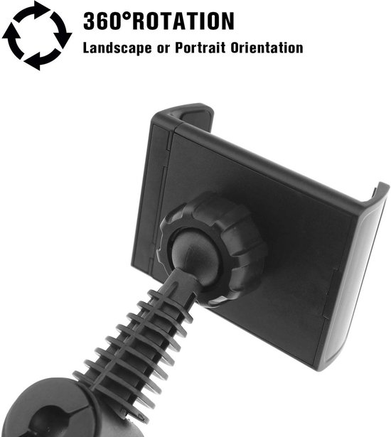 Livia home - Golf Telefoon Clip - Swing Training Aid - Zwart - Telefoon Houder - Verbeter je Golfvaardigheden - Geschikt voor Selfie en Swing van Livia Home — afbeelding 2