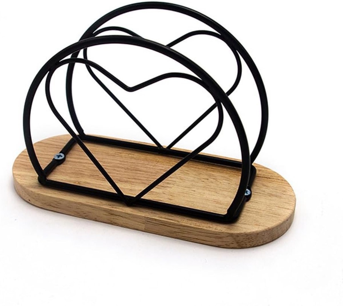 Servethouder - Servetdispenser - Tafel Organiseren - Modern Design - 300 Gram - Zwart