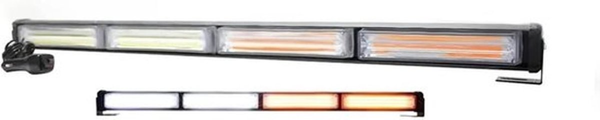 40 W COB Auto Waarschuwingslampje Strobe Light Bar Emergency Waarschuwing Strobe Licht 7 Knipperende Modi voor Bouw Voertuigen Vrachtwagens.