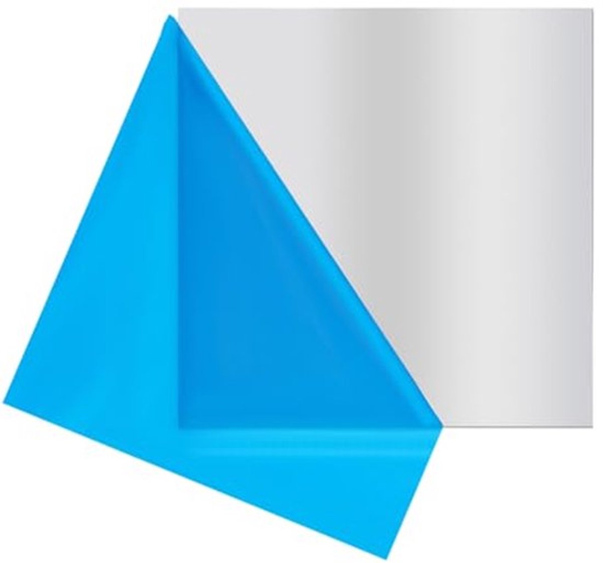 20 x 20 cm Aluminiumplaat - Vierkante 3 mm Dikke Decoratieve Plaat met Beschermfolie