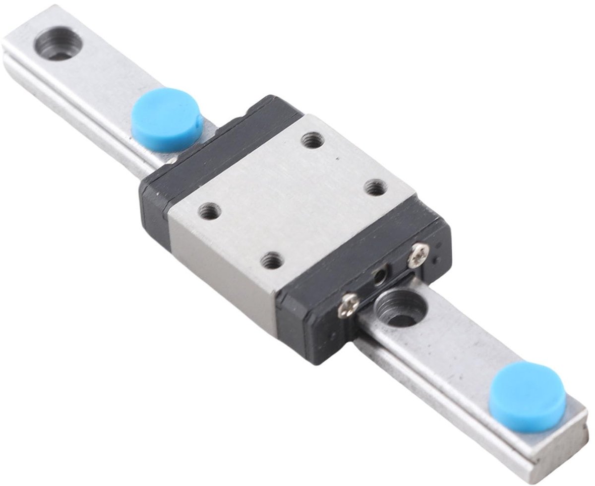 Dailygoods - Miniature Linear Guide Rail - Precisie en Sterkte - 70mm Lang - Geschikt voor Precisiewerk - Compact en Lichtgewicht - Voor Mechanische T