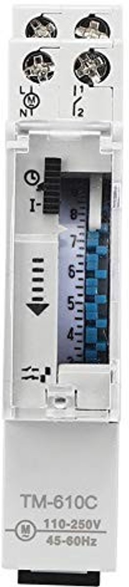 TM610C Tijdschakelaar 220V - Hoge Nauwkeurigheid voor Verlichting en Advertentieborden