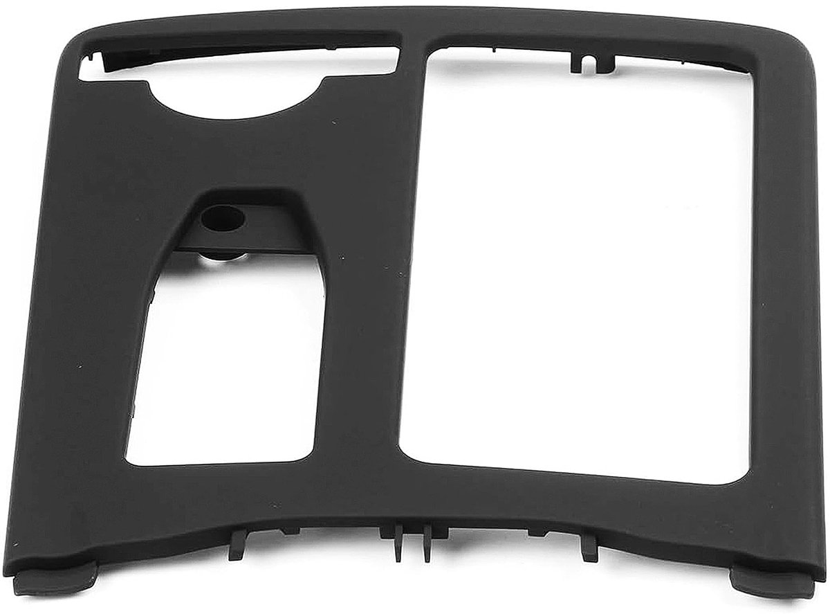 Livia home - Bekerhouder middenconsole - Sierafdekking - Hoogwaardig materiaal - Geschikt voor Mercedes W204 W212 C-klasse E-klasse - Perfecte pasvorm