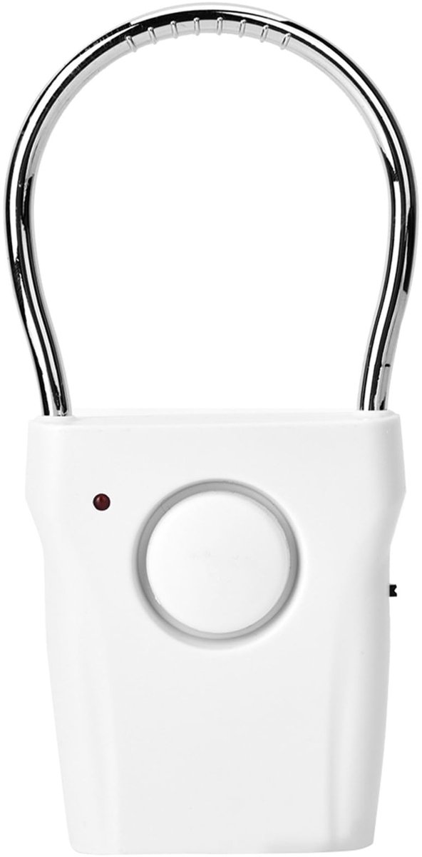 Jhubersproducts - Vibration Door Handle Alarm - 120dB Draadloos Deur Alarm - Veiligheid Thuis - Sleutelbeveiliging - Inbraakpreventie - Alarmfunctie -