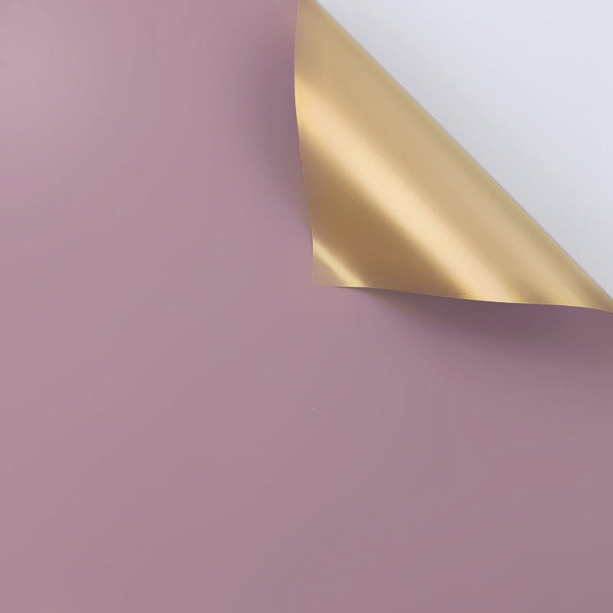 Mech-Mech Gloss - Folie Floristische - Viktoriaans Roze - 58x58 cm - 20 Stuks