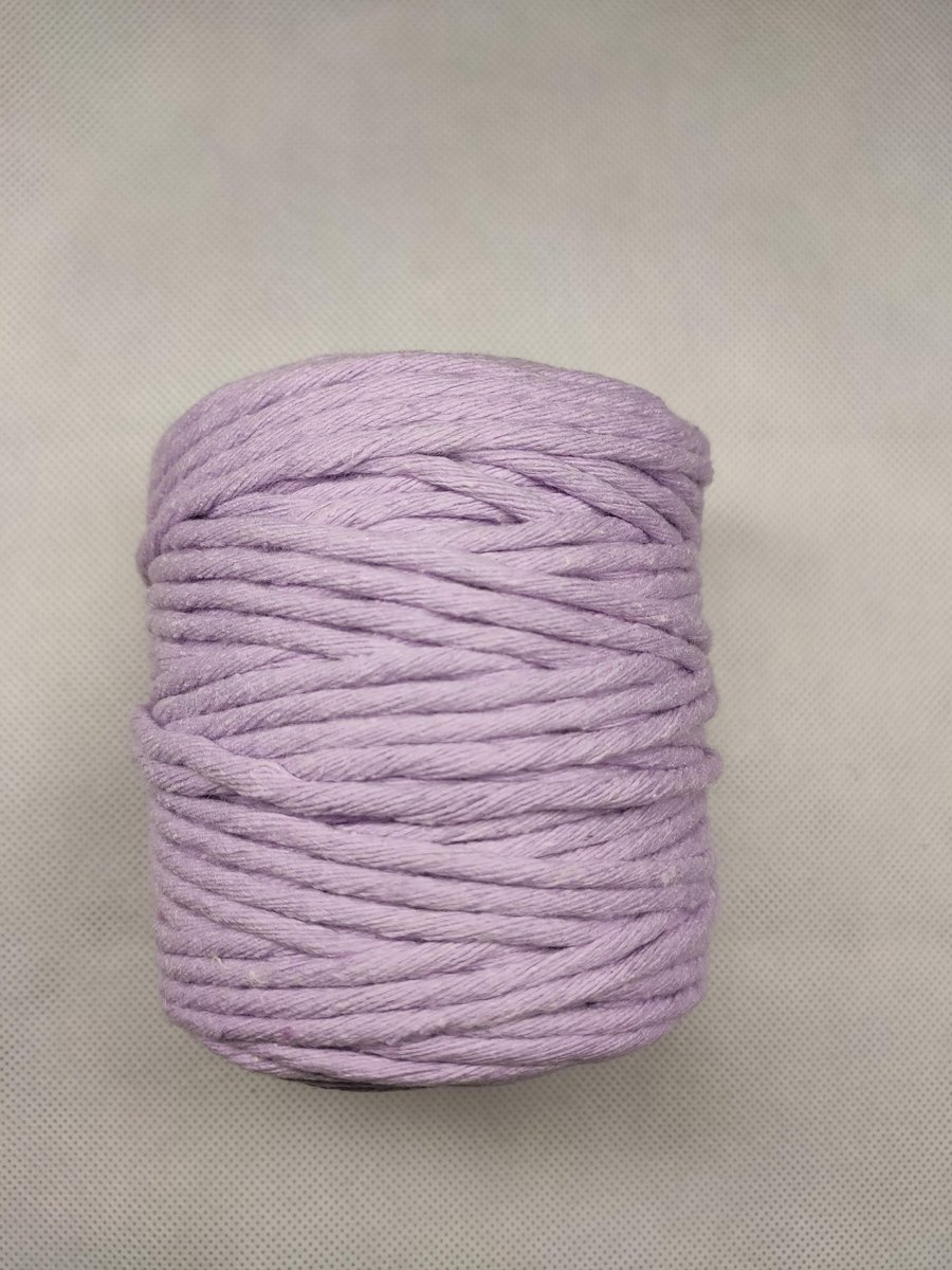 WIGO Tech - Macrame Sznur - Liliowy - 5MM - 100M
