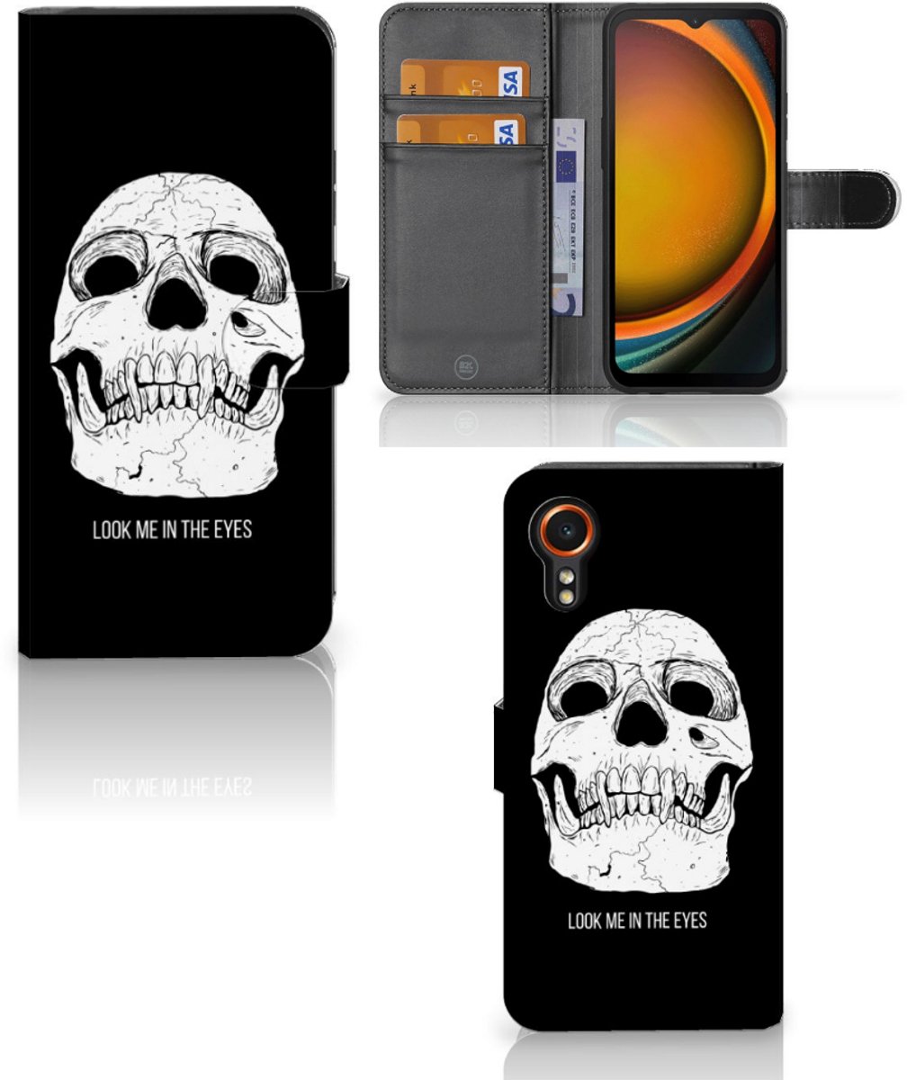 Telefoonhoesje met Naam Samsung Galaxy Xcover 7 Skull Eyes