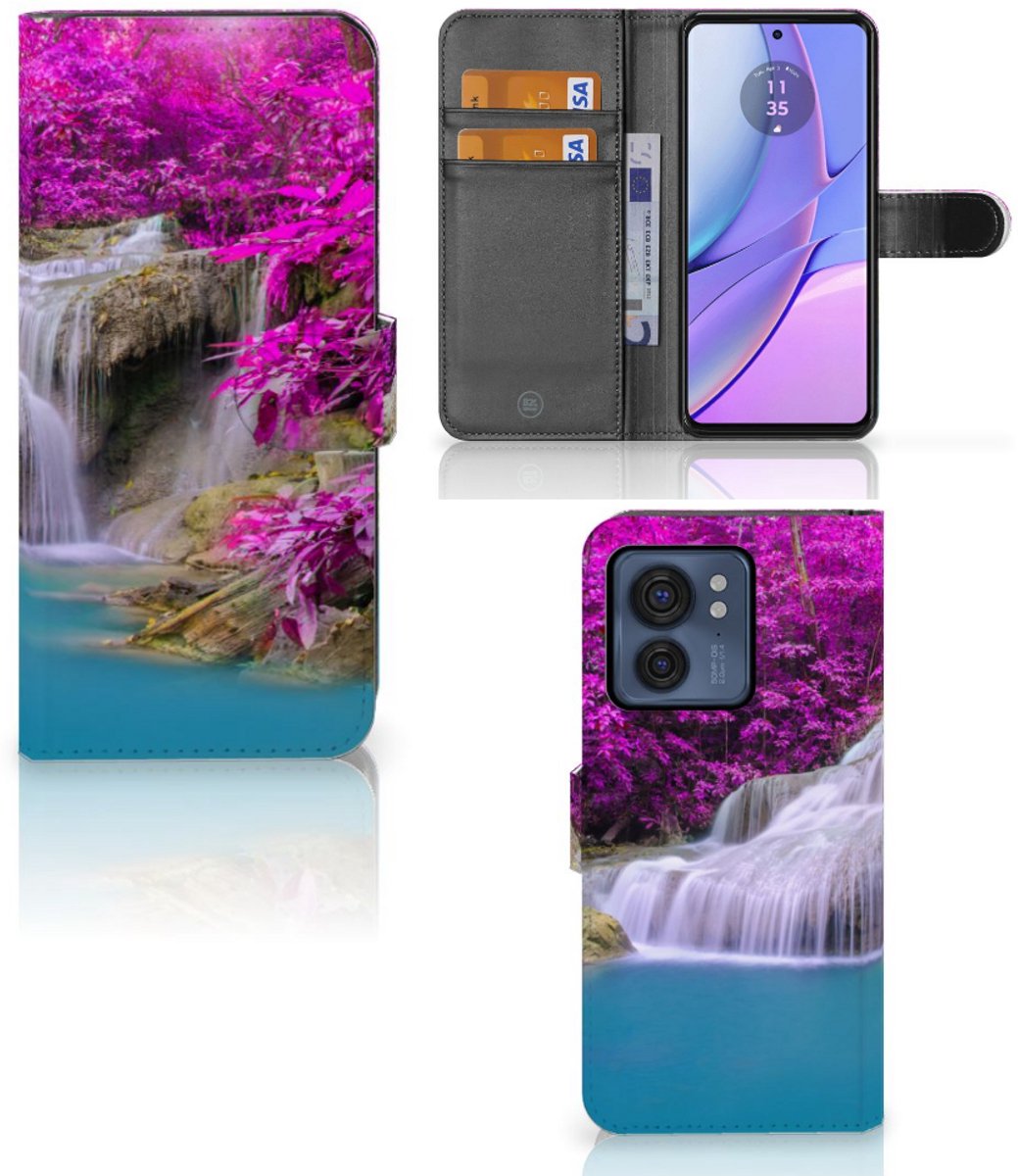 Boekhoesje voor Motorola Edge 40 Flip Cover Waterval