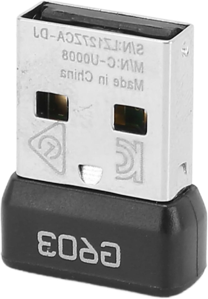 USB Ontvanger - Dongle Adapter - Muis Verbinding - Plug en Play - 28 Gram - Zwart