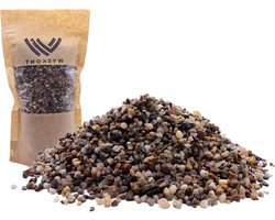 Aquarium Grind - Decoratie Zand - Aquarium Bodem - Natuurlijke Kleuren - 3-5 mm - Multicolor