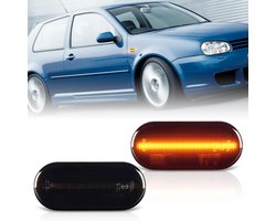 POPMOTORZ LED Richtingaanwijzers, 2 Stuks Zijpijllichten met Canbus Foutloos Ontwerp voor VW Golf MK3 MK4 Jetta Passat B4 B5 SEAT Altea MK1 Ibiza MK2 MK3 MK4 Ford Fiesta MK5 Focus MK2