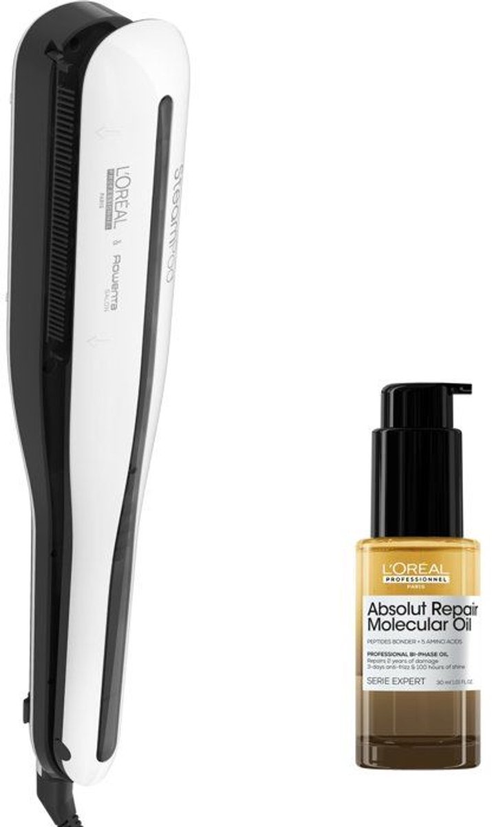Steampod 3-pack - L'ORÉAL PROFESSIONNEL - Professionele stoomstijltang + Absolut Repair Molecular Bi-Phase Oil Cdiscount at will
