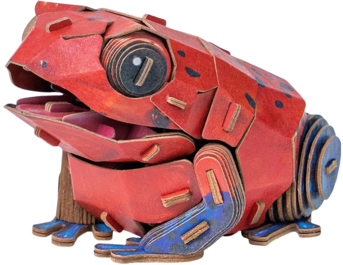 MakeBug, 3D Modelbouwpakket, Deep Jungle, Poison Dart Frog, MB-D-0051, 10x8x7cm