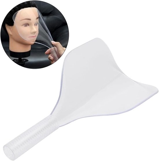 Beschermend gezichtsmasker voor haar knippen, verven en stylen, voorkomt haar in ogen en op huid, ideaal voor kappers en thuiskappers — afbeelding 4