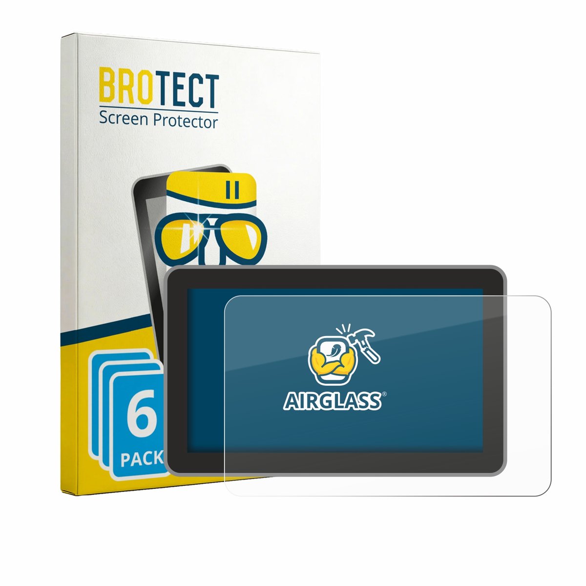 Screenprotector 6 Stuks voor Bambu Lab H2C Beschermglas transparant