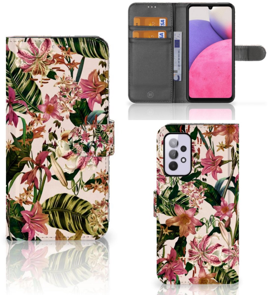 Samsung Galaxy A33 5G Hoesje Flowers