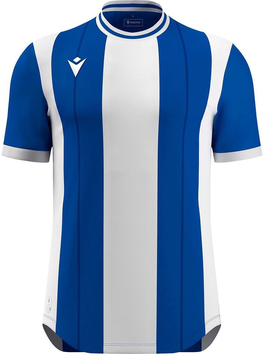 Macron Propus Eco Shirt Korte Mouw Heren - Royal / Wit | Maat: XXL