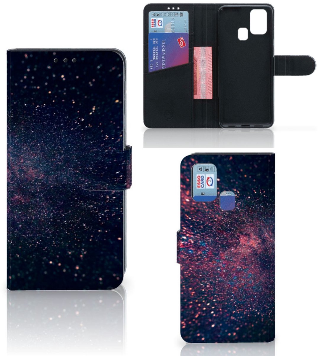 Samsung Galaxy M31 Book Case Stars