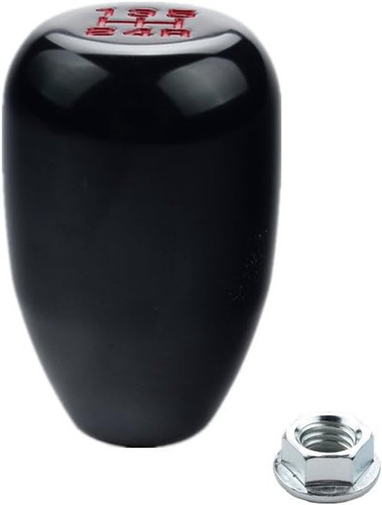 DEWHEL 5 Speed Handgeschakelde Knop M10x1.25 Schroef op Aluminium voor Nissan Mazda Mitsubishi (zwart) van DEWHEL — afbeelding 2