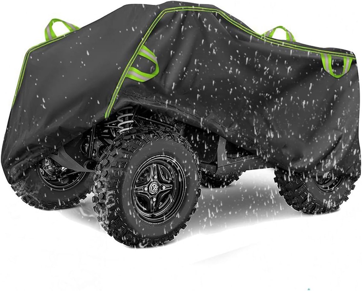 Motorhoes, geschikt voor ATV's (All-Terrain Vehicles), waterdicht, geschikt voor zowel binnen- als buitengebruik, winddichte winterhoes met winddichte gesp, afmetingen: 200*95*106 cm (L).