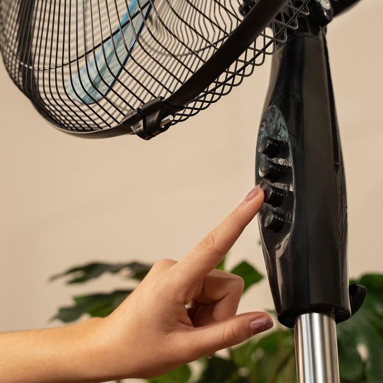 Staande Ventilator - Vloer Ventilator - Zomerse Koelte - 5 Vleugels - 40cm Diameter - Wit — afbeelding 5