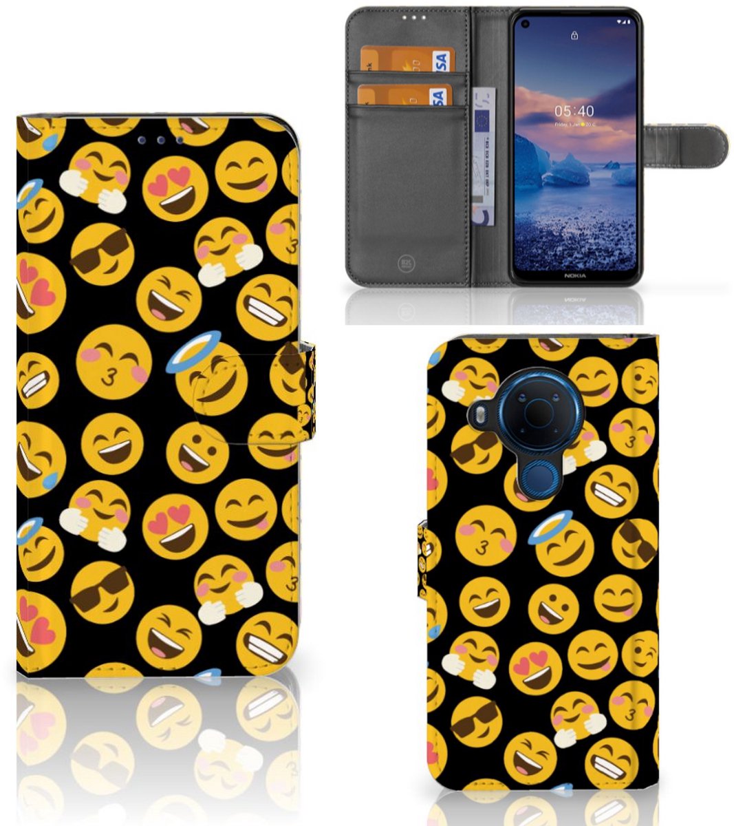Nokia 5.4 Telefoon Hoesje Emoji
