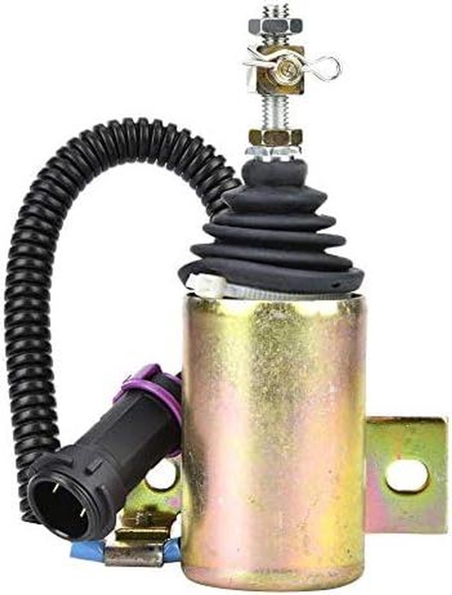 Brandstofafsluitmagneet - Stopklep Magneetklep - Motor Uitzetten - 12V Werkspanning - Standaard Maat - Metaal
