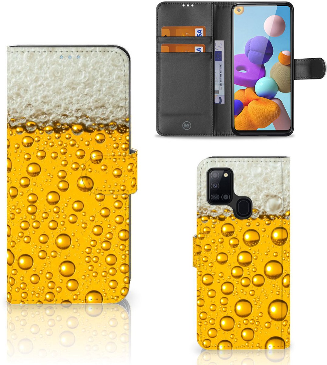 Samsung Galaxy A21s Book Cover Bier