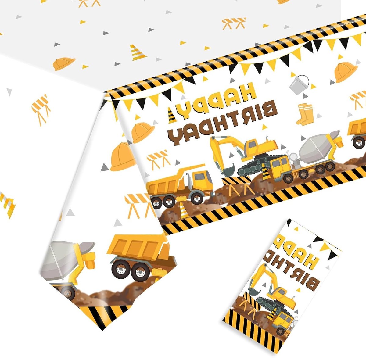 Feestelijke gele tafelkleed voor kinderfeestjes - Perfect voor verjaardagen, decoratie en feestaccessoires