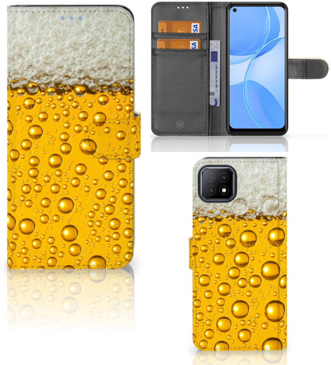 OPPO A73 5G Book Cover Bier