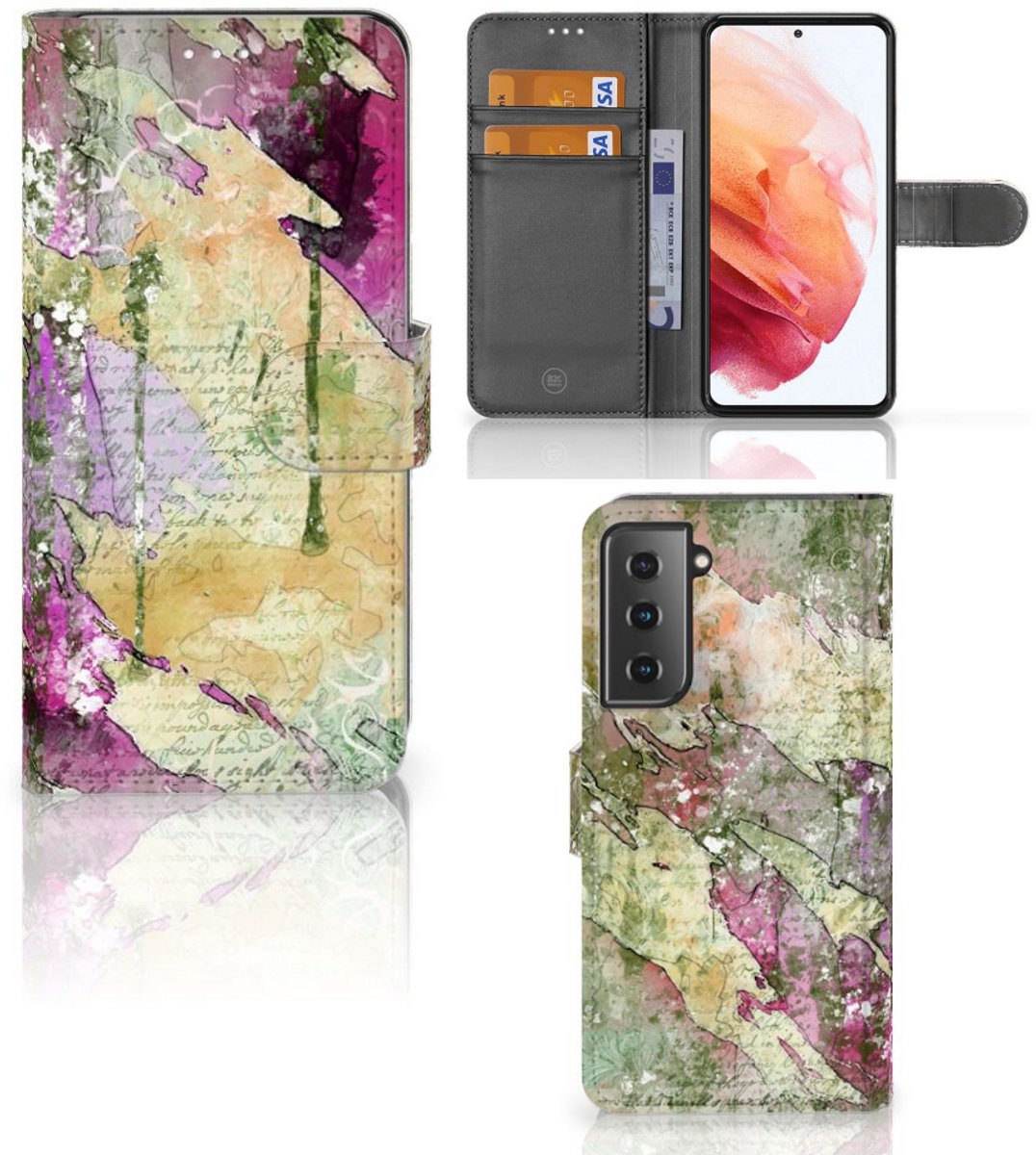 Hoesje Samsung Galaxy S21 Letter Painting