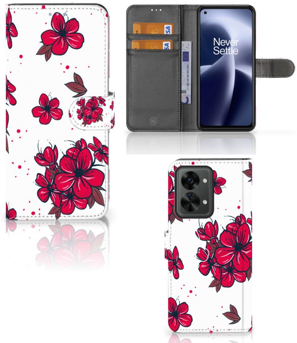 OnePlus Nord 2T Hoesje Blossom Red