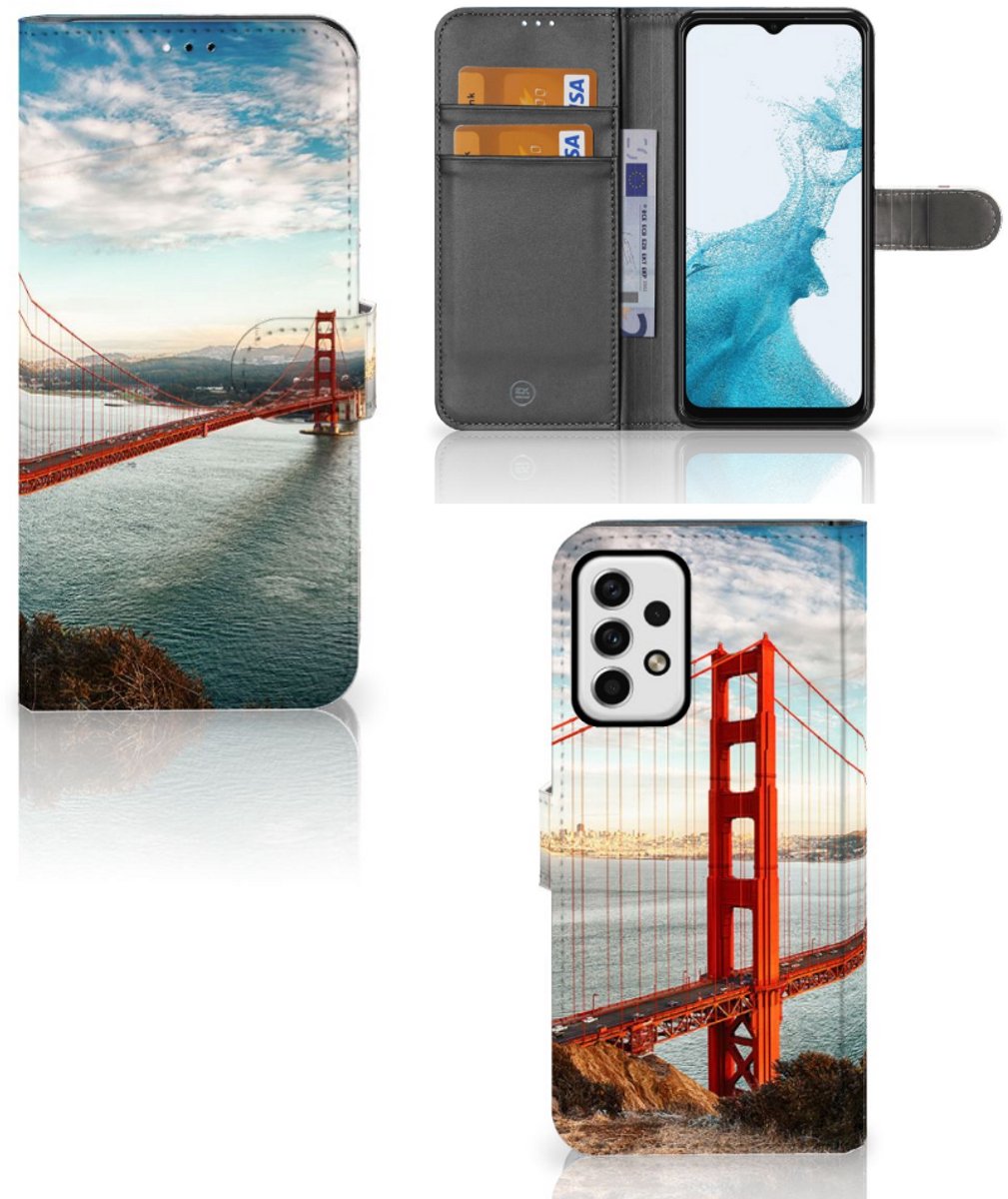 Samsung Galaxy A23 Flip Cover Golden Gate Bridge