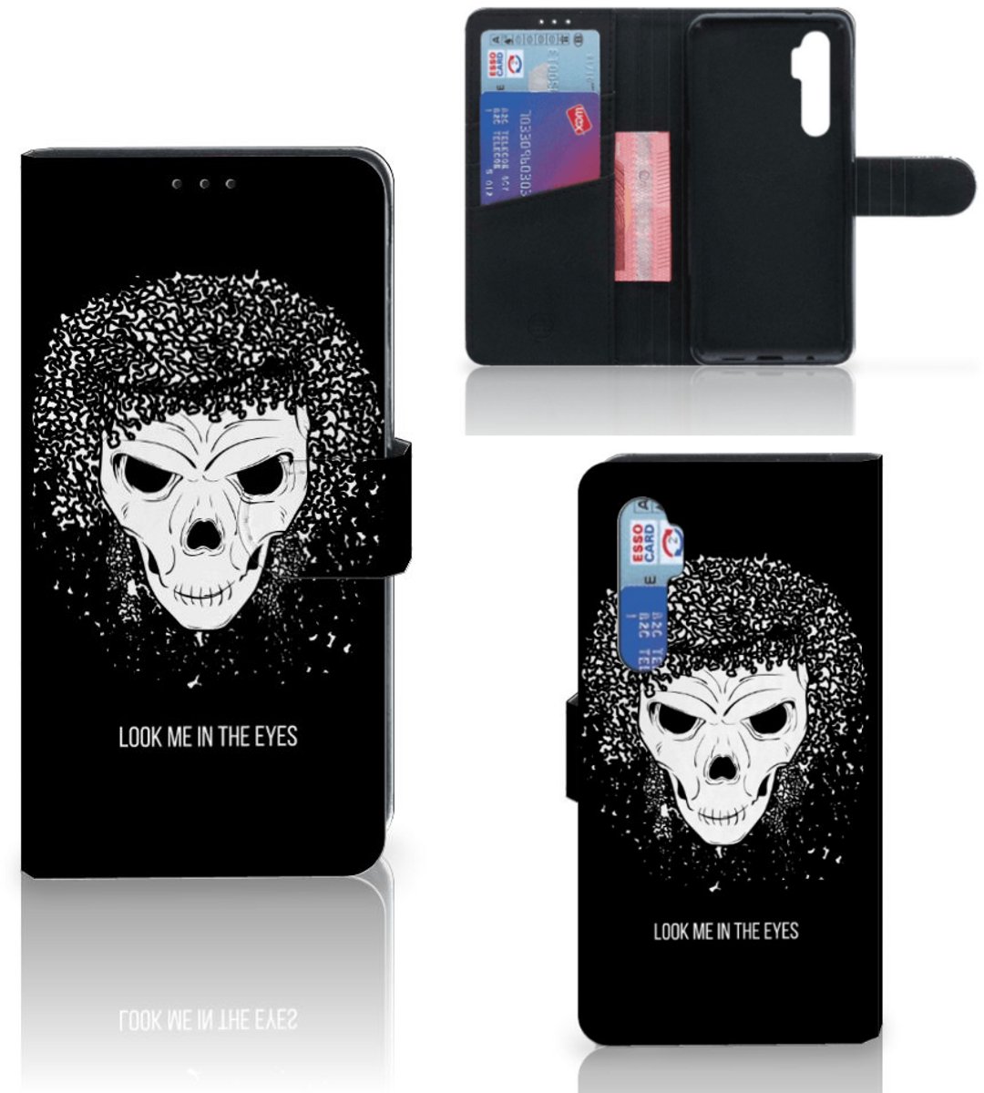 Telefoonhoesje met Naam Xiaomi Mi Note 10 Lite Skull Hair