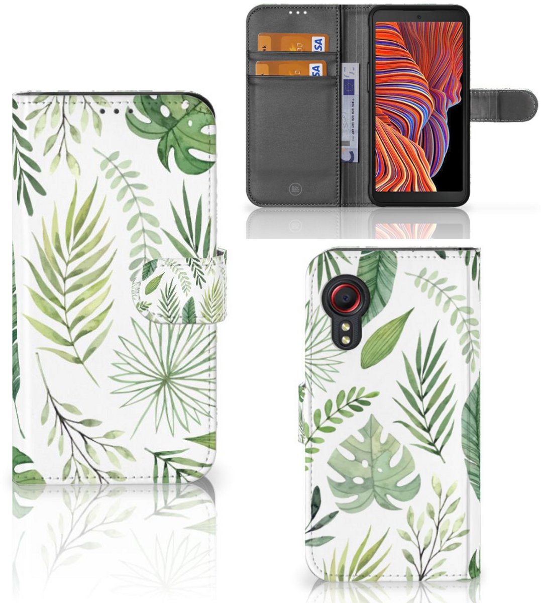Samsung Galaxy Xcover 5 Hoesje Leaves
