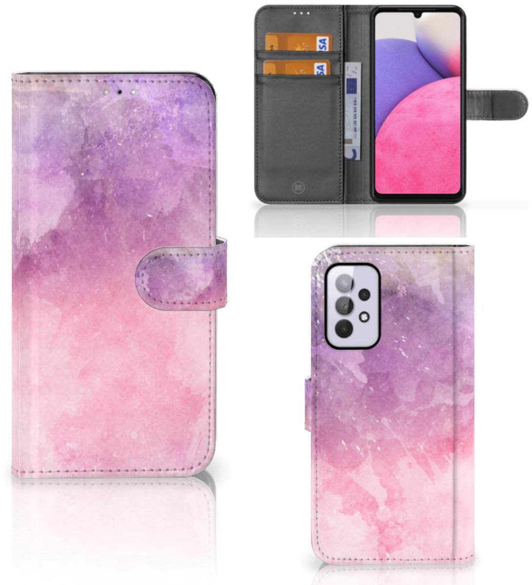 Hoesje Samsung Galaxy A33 5G Pink Purple Paint