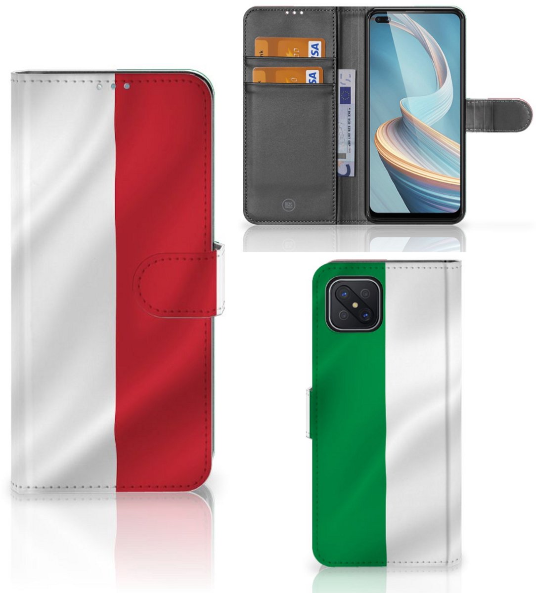 OPPO Reno4 Z Bookstyle Case Italië