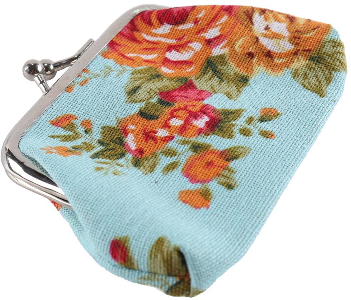 NTH products - Floral Portemonnee met Drukknoopsluiting voor Dames