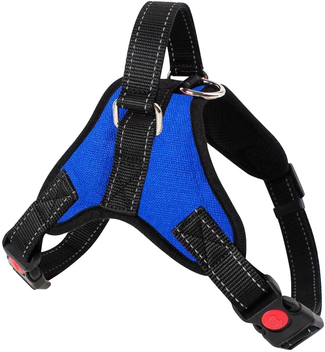MTTproducts- Hondenharnas Ademend - Verstelbaar - Comfortabel - Reflecterend - D-ring - Borstomvang 52-66 cm - Hondentuig