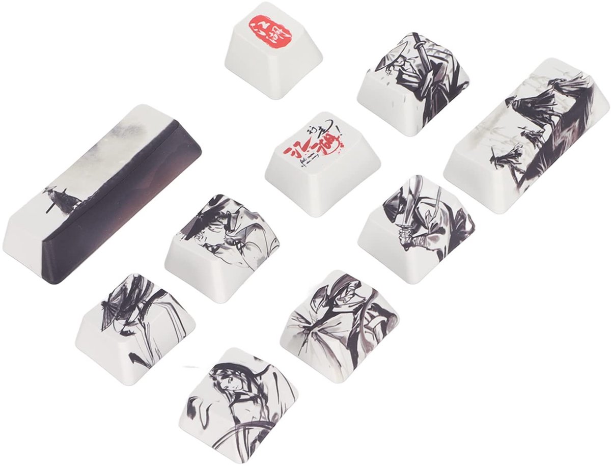 NTH products- Keycap Set 10 Sleutels - PBT Materiaal - Sublimatieproces - Mechanisch Toetsenbord - DIY Toetsenbord - OEM Hoogte - Toetsenbordtoetsen