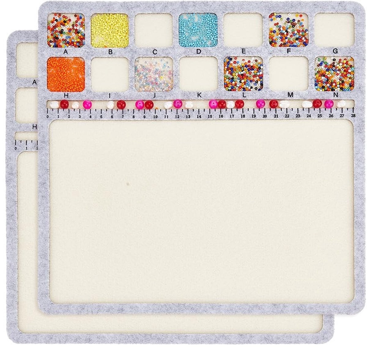 MTTproducts- Vilten Planken - Vierkant 30 x 30 cm - Kralenbord - Creatieve Accessoires - Voor Kunst/Sieraden - Ambachtelijke Ervaring
