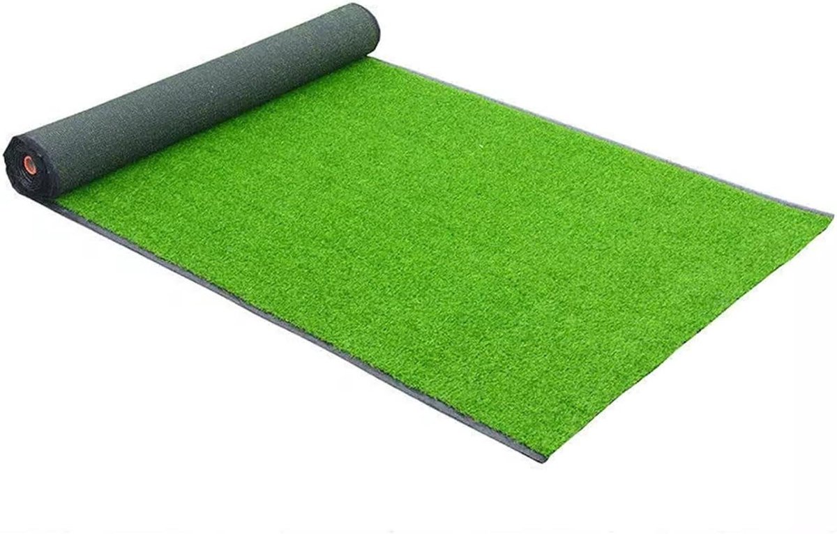 Kunstgras Tapijt - Synthetisch Gras - Balkon Decoratie - Hoge Dichtheid - 80x300cm - Groen
